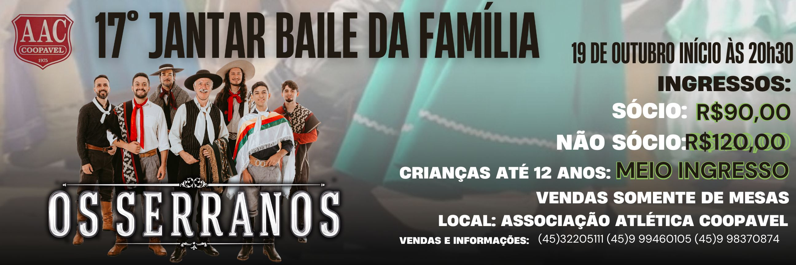 17º Jantar Baile da Família 2024